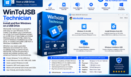 WinToUSB Technician 10.9.0.2
