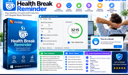 VovSoft Health Break Reminder 2.5